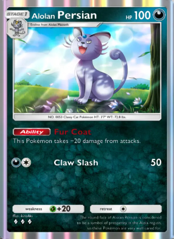 Image of the card Alolan Persian