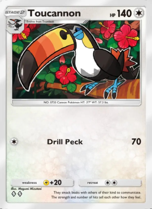 Image of the card Toucannon