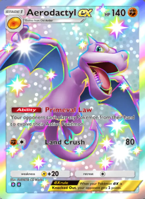Image of the card Aerodactyl ex