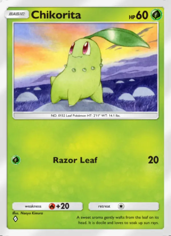 Image of the card Chikorita
