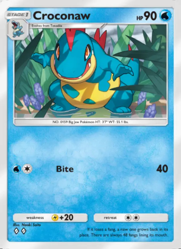 Image of the card Croconaw