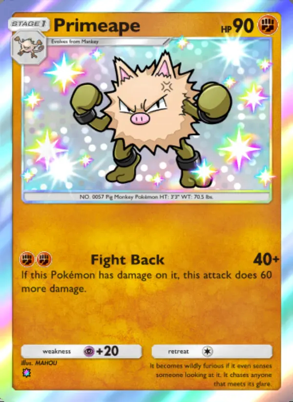 Image of the card Primeape