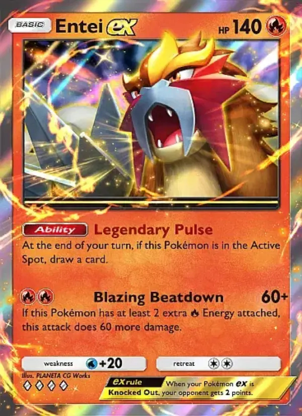 Image of the card Entei ex