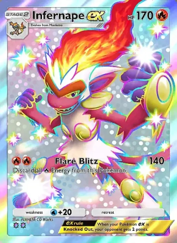 Image of the card Infernape ex