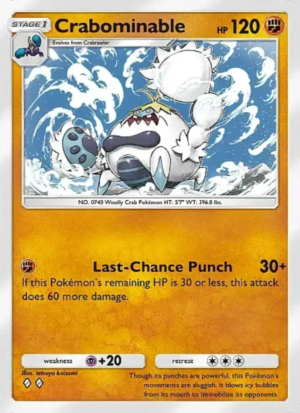 Image of the card Crabominable