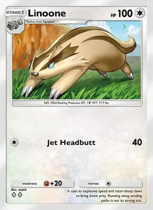 Image of the card Linoone
