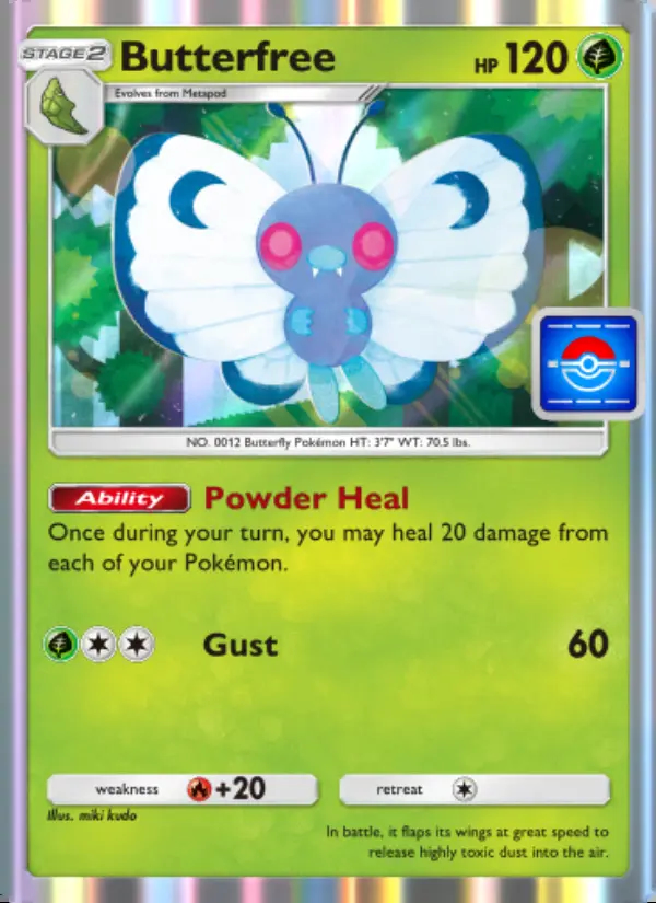 Image of the card Butterfree