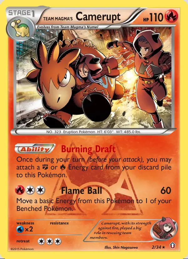 Image of the card Team Magma's Camerupt