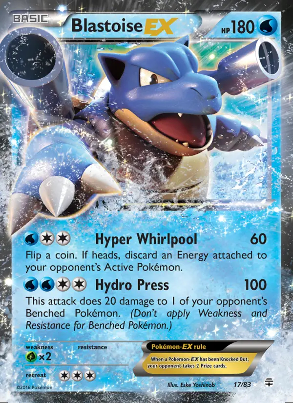 Image of the card Blastoise EX