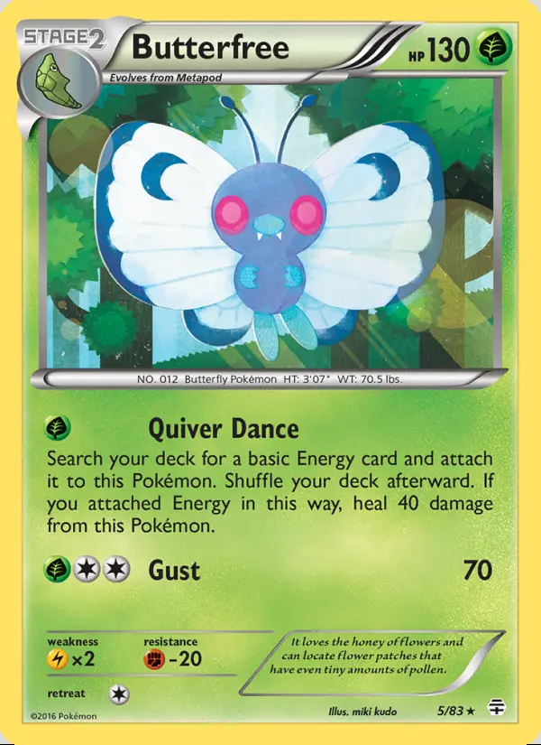 Image of the card Butterfree