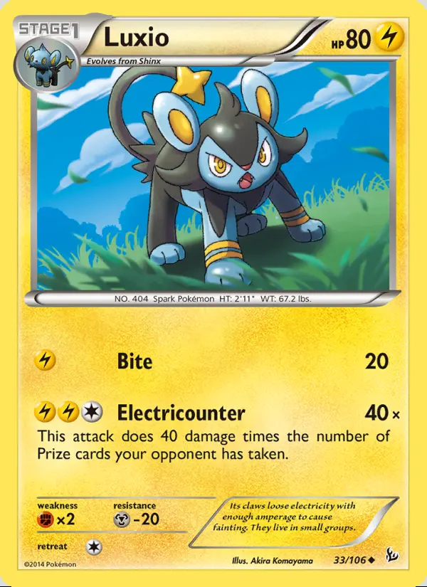 Image of the card Luxio