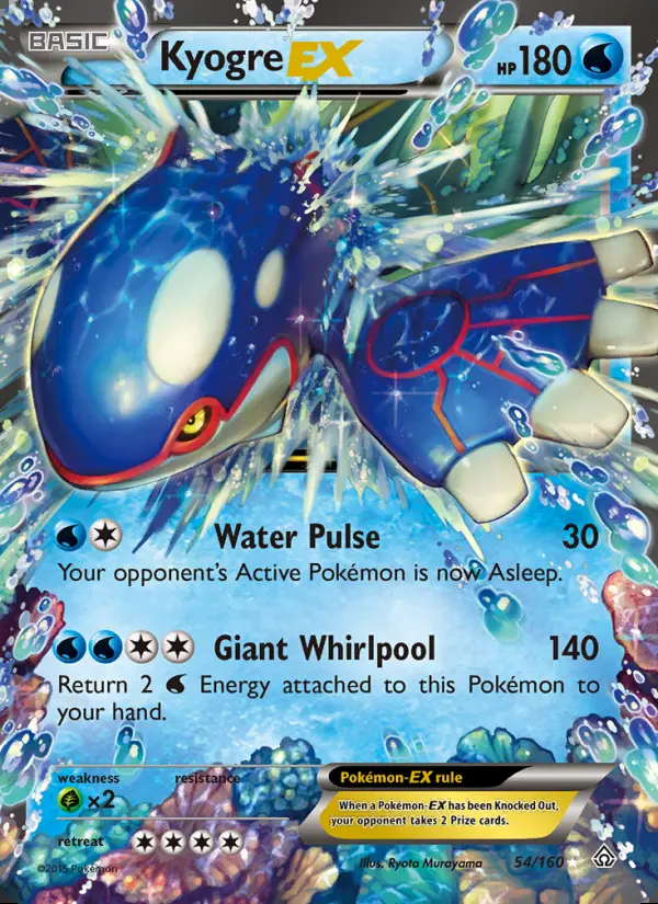 Image of the card Kyogre EX