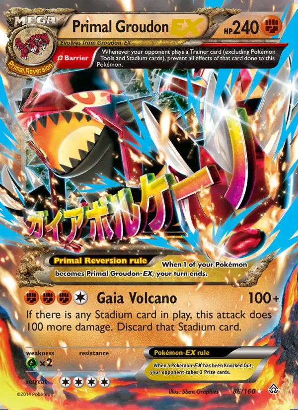Image of the card Primal Groudon EX