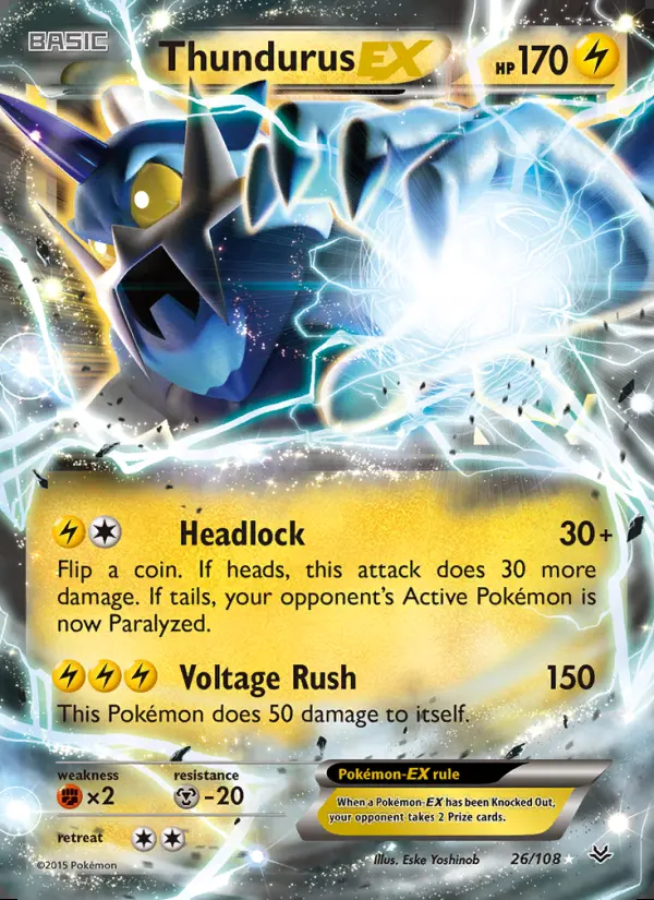 Image of the card Thundurus EX