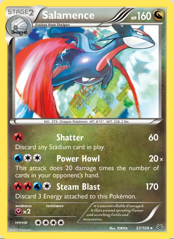 Image of the card Salamence
