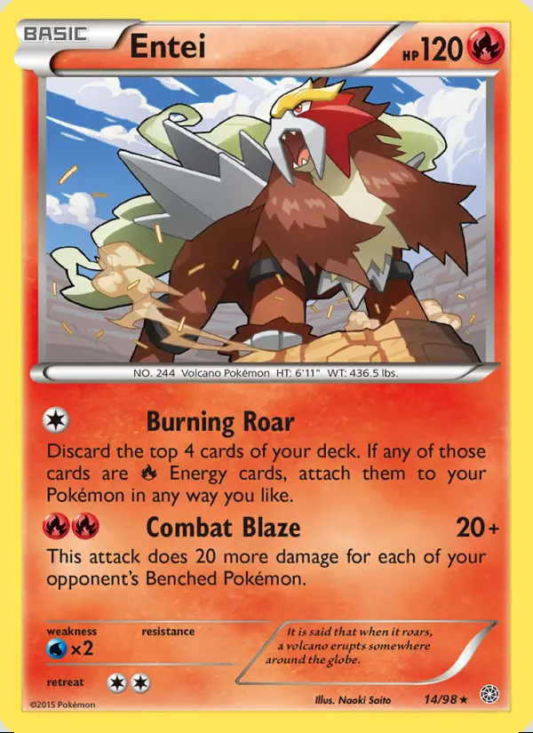 Image of the card Entei