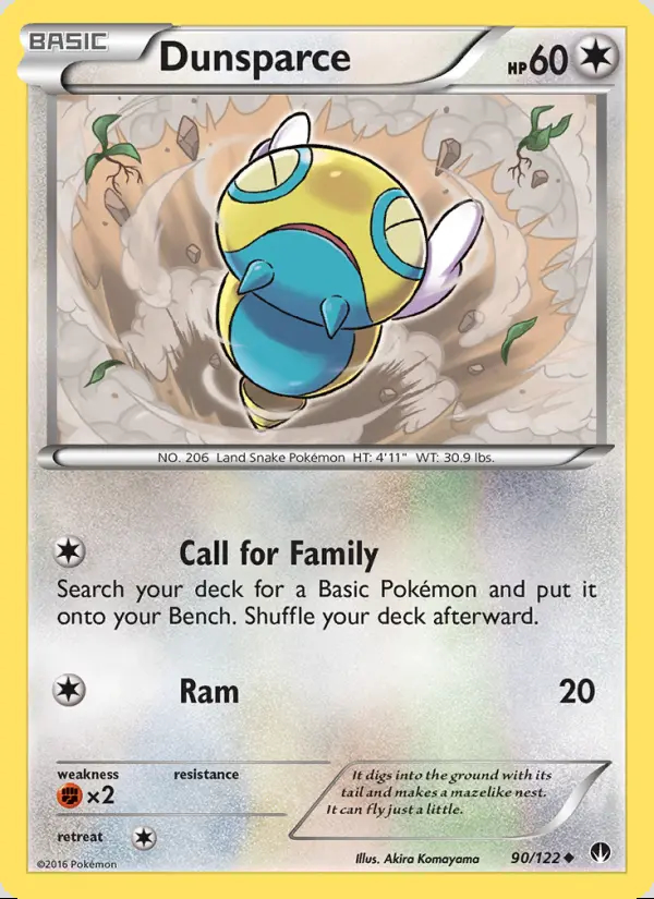 Image of the card Dunsparce